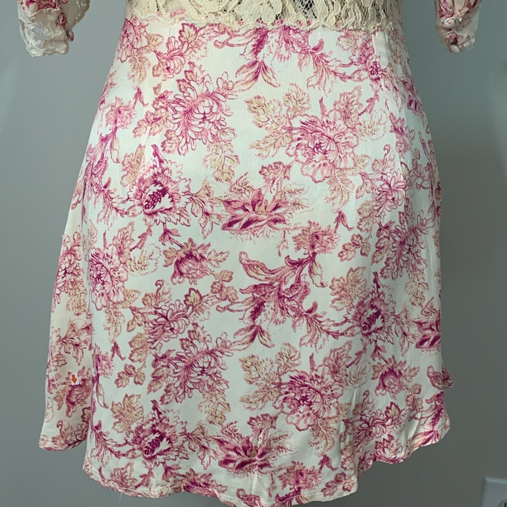 Free people Lucie Mini in Pink Combo Color:Pink Combo NWOT Size:4 - Picture 13 of 16